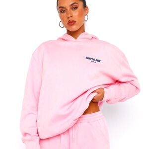 White Fox Pink Offstage Hoodie